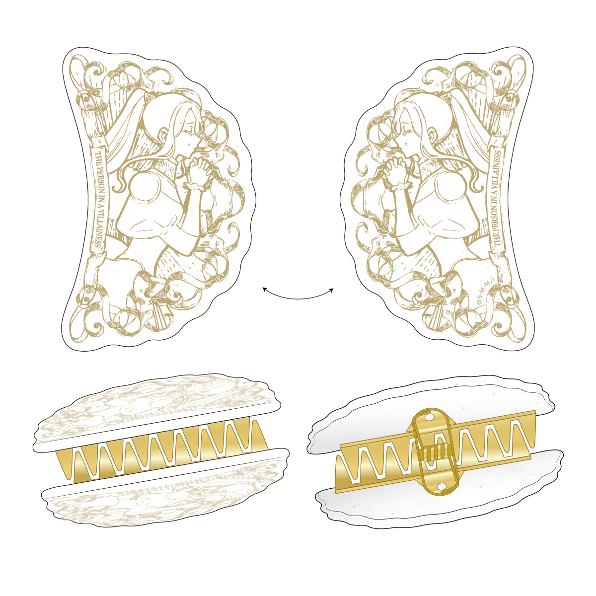 バンスヘアクリップ（ミュージカルイメージ）