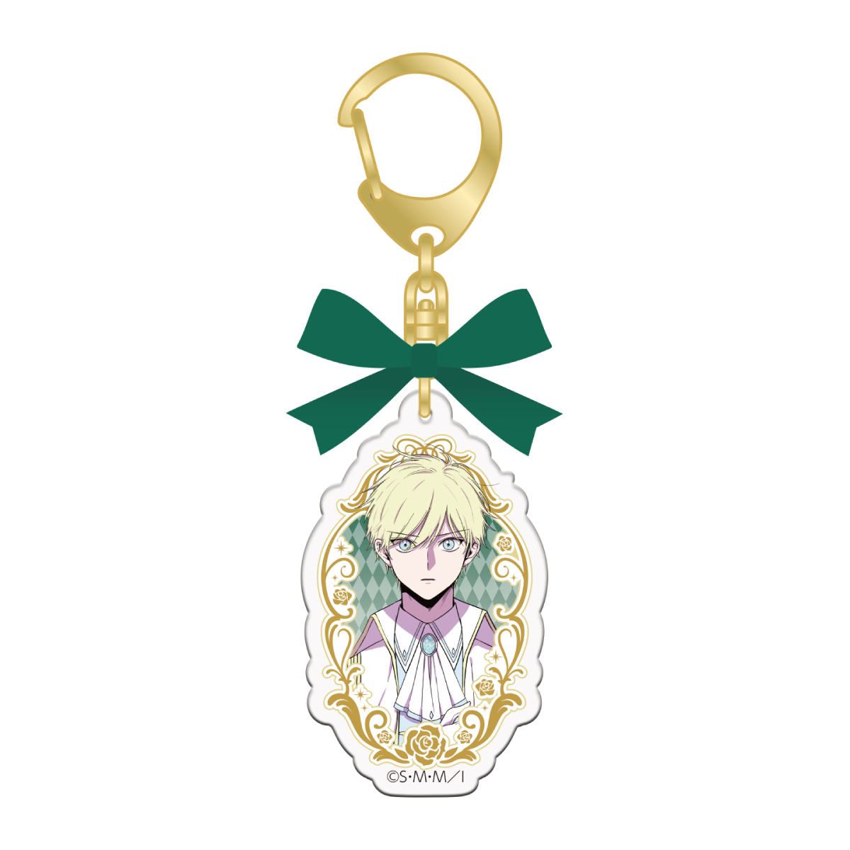 リボン付きアクリルキーホルダー：ウィリアルド　Art by 白梅ナズナ